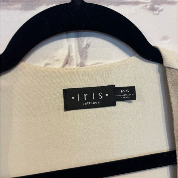 Iris Setlakwe Women’s Open Front Cardigan – Petite Small - Picture 4 of 5